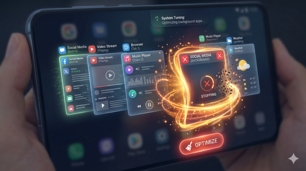 Managing background apps to improve Android phone speed and performance