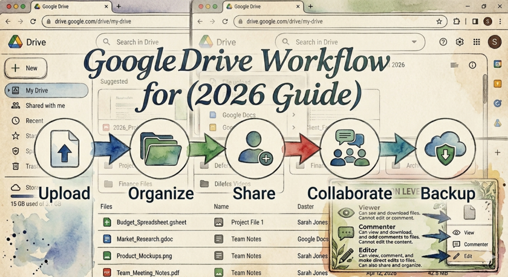 google drive for beginners uploading files tutorial