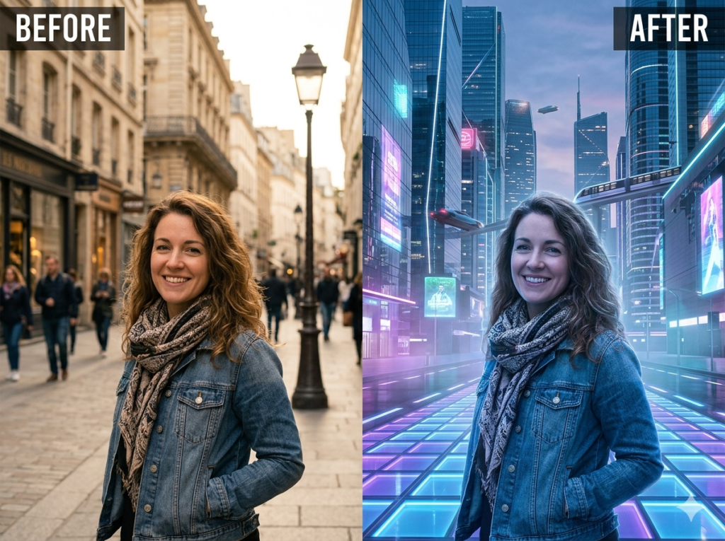 Android 16 hidden features AI remix photo editing before and after