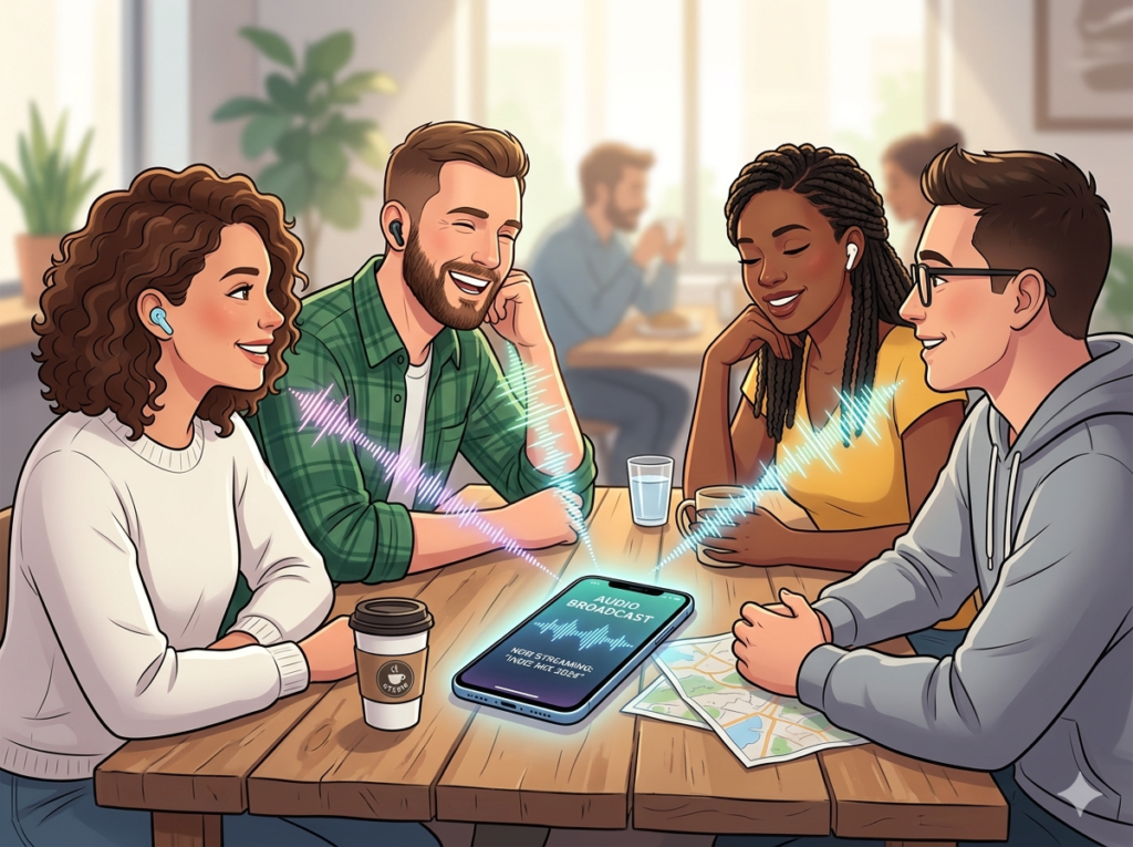 Android 16 hidden features audio sharing auracast multiple earbuds