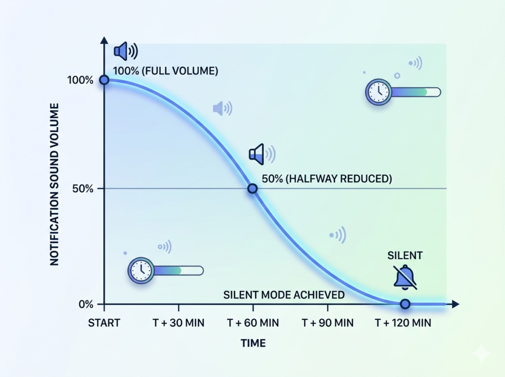 Android 16 hidden features notification cooldown volume reduction graph