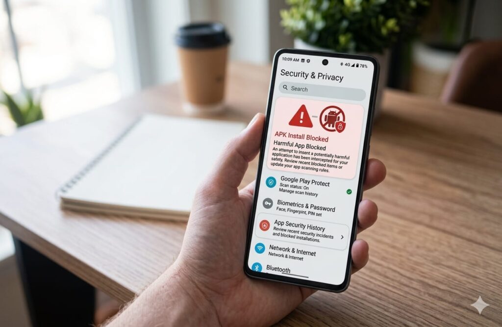 Android security blocking app installation from unknown sources 2026