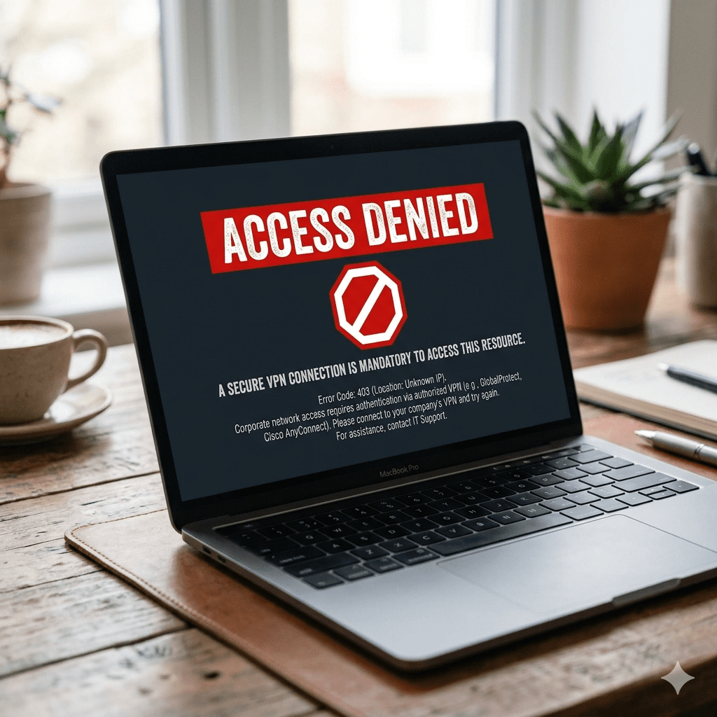 USA remote jobs without a VPN blocked by corporate VPN restriction