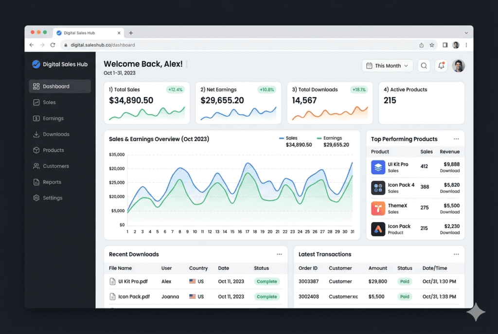 USA remote jobs without a VPN digital product passive income dashboard
