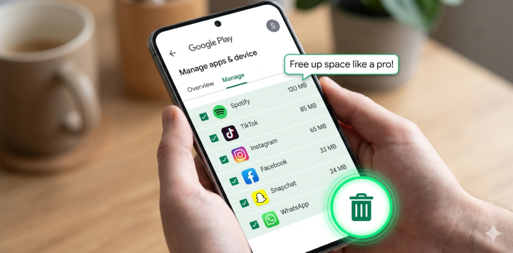 Use Play Store Like a Pro – Manage apps and bulk uninstall to save storage on Android