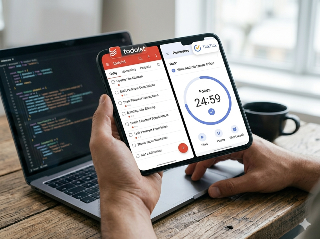 Using Todoist and TickTick apps for productivity and daily task execution in 2026