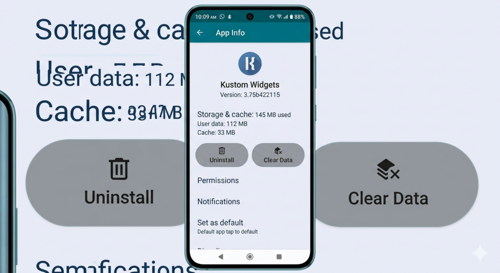 android app settings clear data uninstall fix app not installed android
