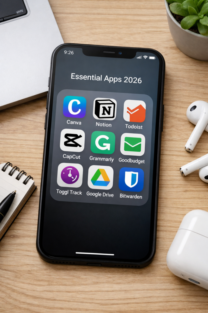 best free apps every beginner should have in 2026 smartphone setup