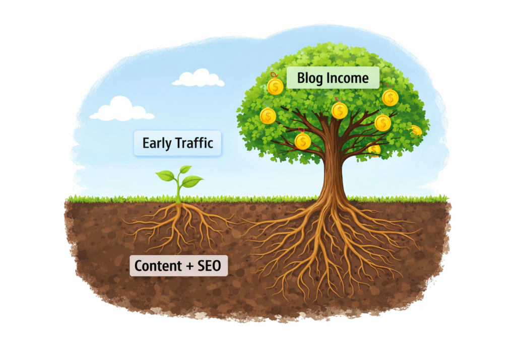 blogging income