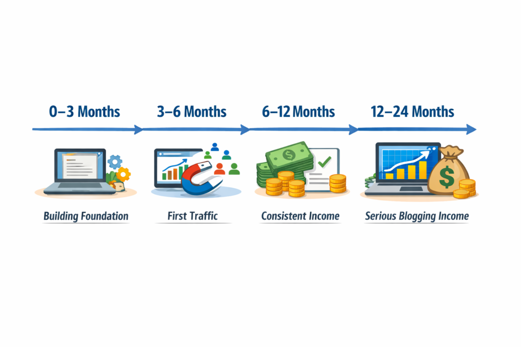 How long does it take to monetize a blog?