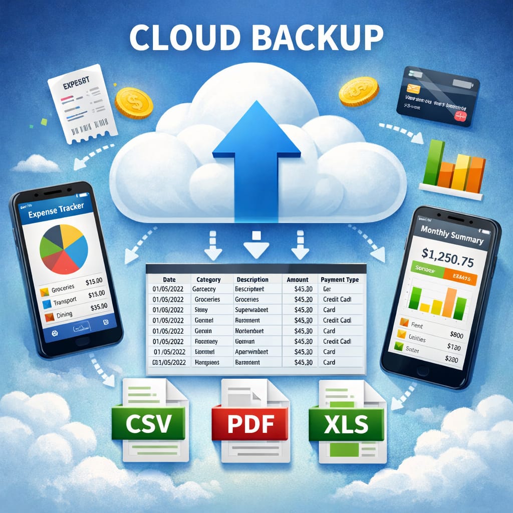 cloud backup mobile expense tracking apps 2026