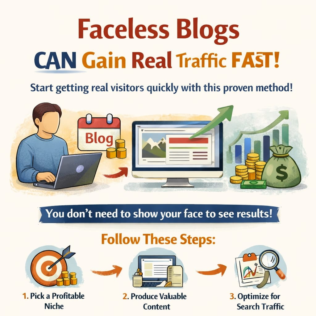 how to start a faceless blog in 2026 pinterest traffic