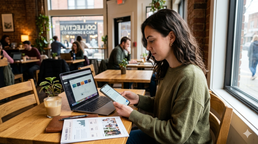 sending brand pitch email after creating a media kit on your phone