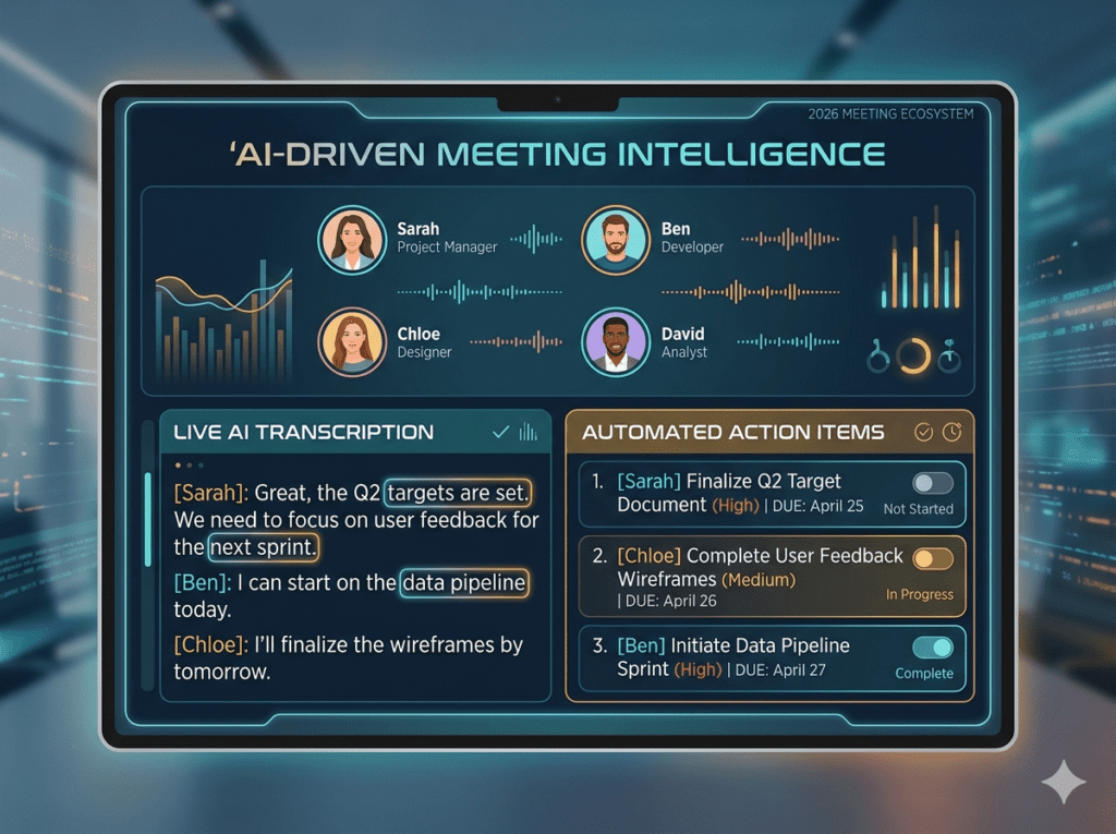 Fireflies AI tools for productivity capturing and analyzing meetings