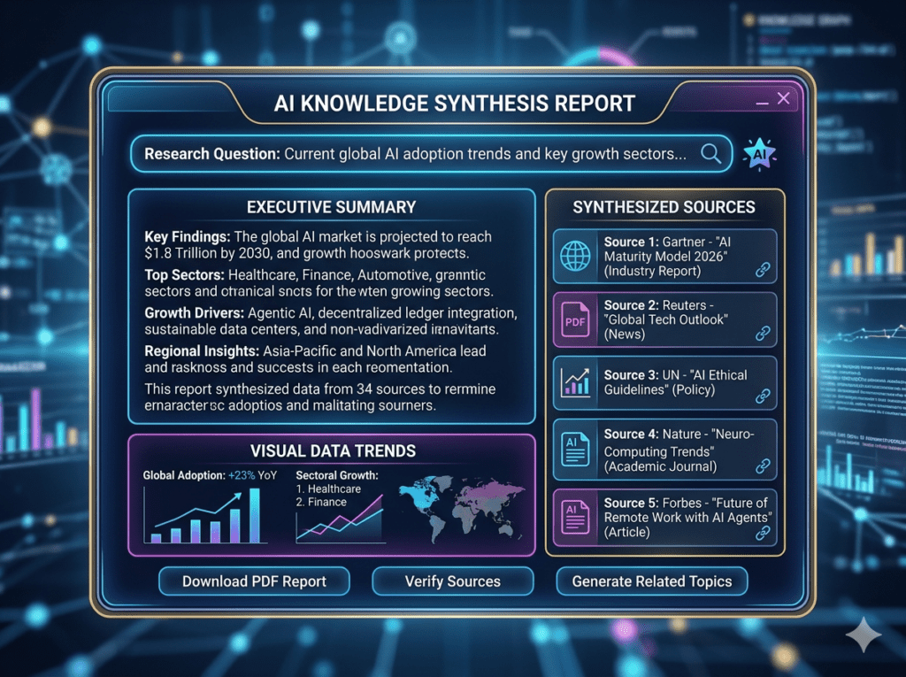 Perplexity AI tools for productivity delivering summarized research results