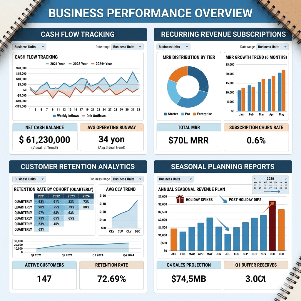 Cash flow and recurring revenue systems helping businesses survive January slowdown