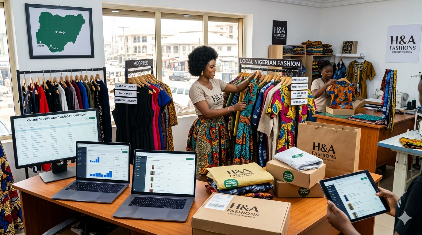 Fashion retailer in Abuja adapting to rising import costs during Nigeria’s currency crisis