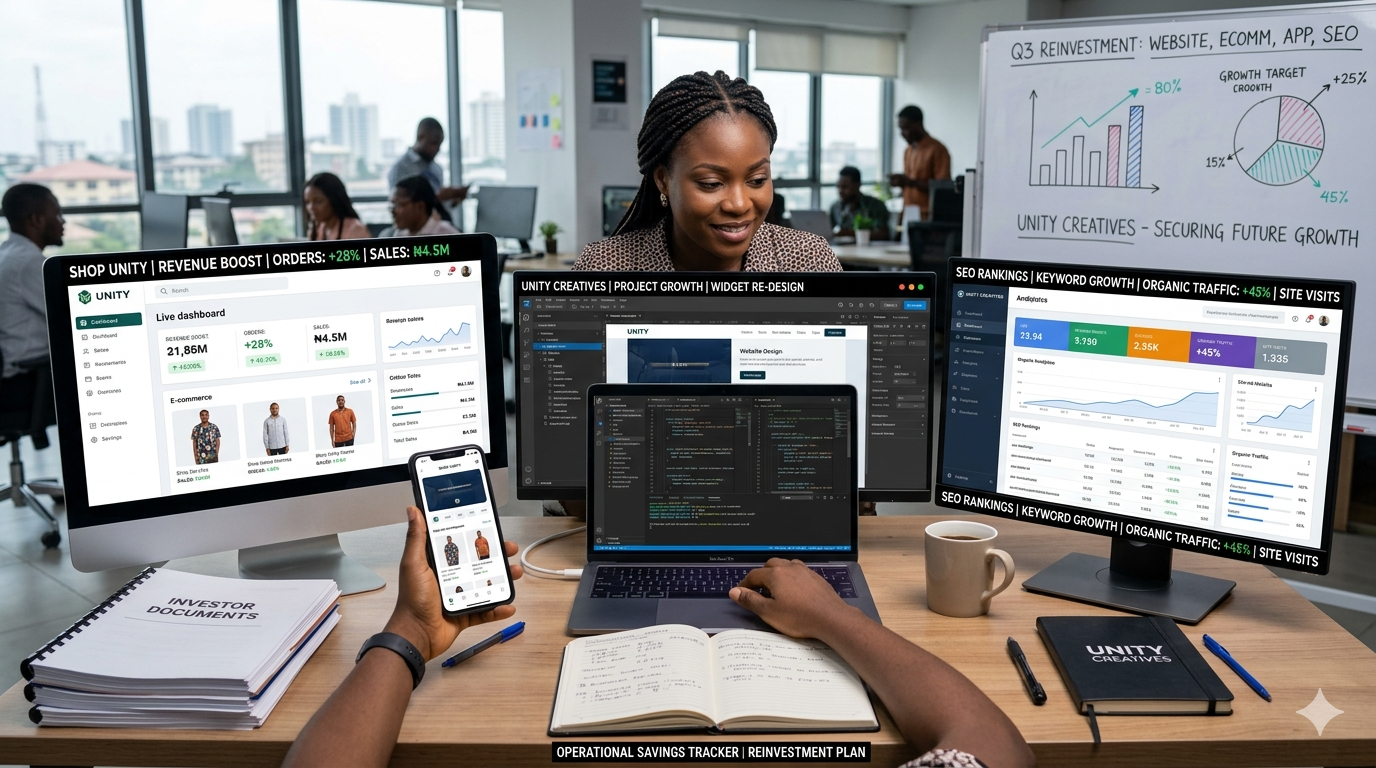 Nigerian businesses investing operational savings into scalable digital systems