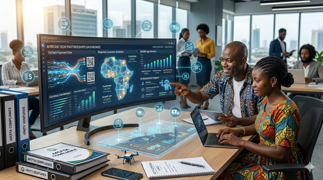 Scalable African digital businesses using automation, fintech, and digital infrastructure for regional growth