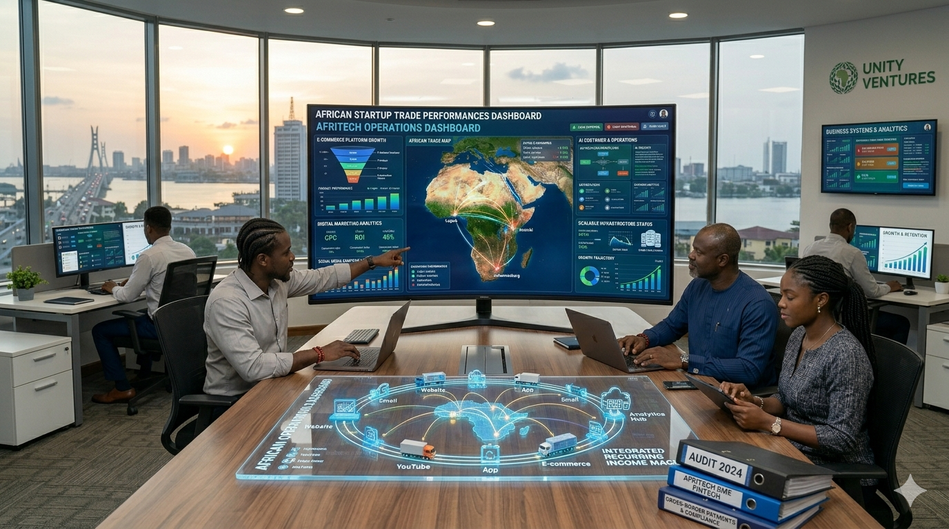 Scalable African digital businesses using fintech systems and automation for long-term growth