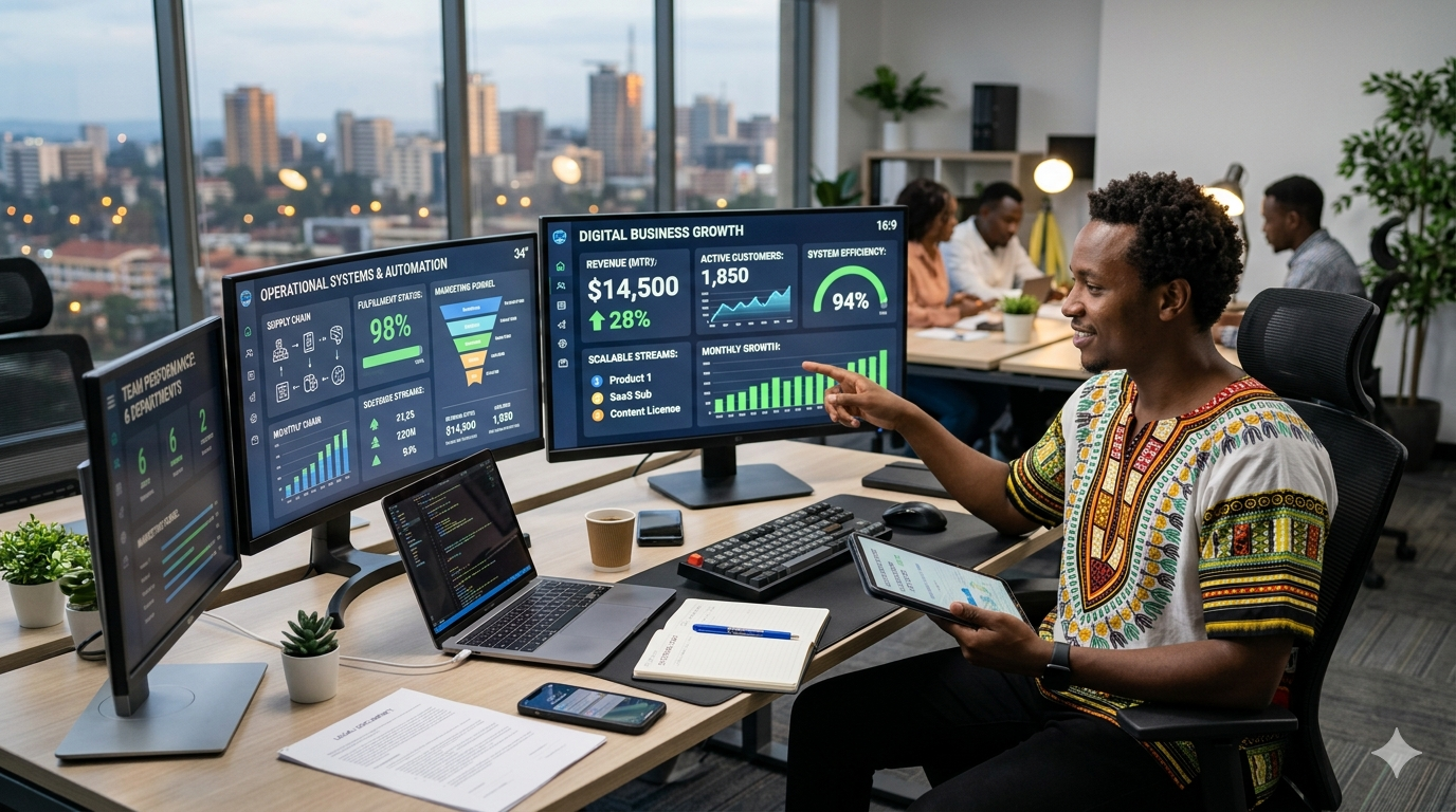 Sustainable startup growth from small idea to scalable digital business in Africa